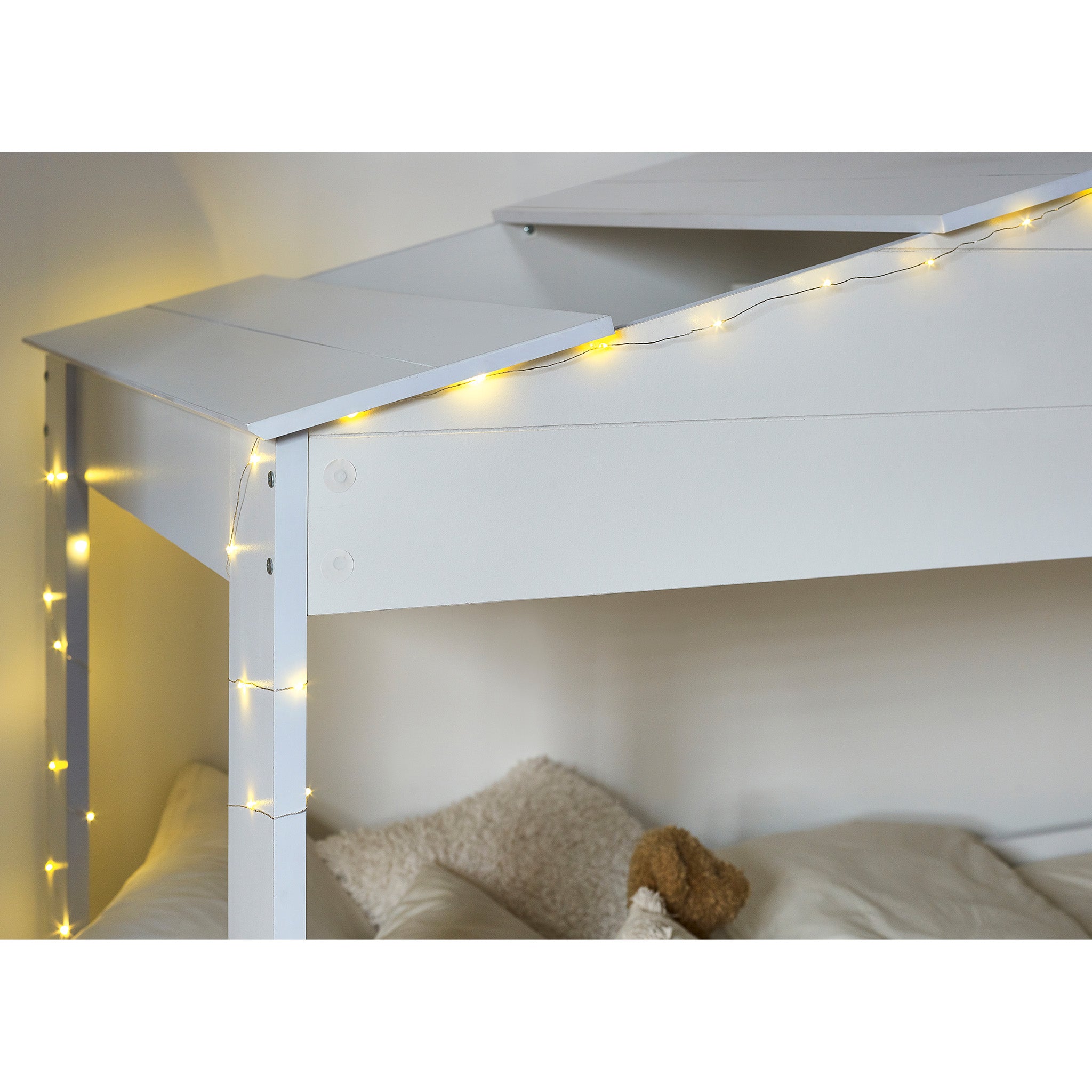 Hut House Low Sleeper Bed with Storage